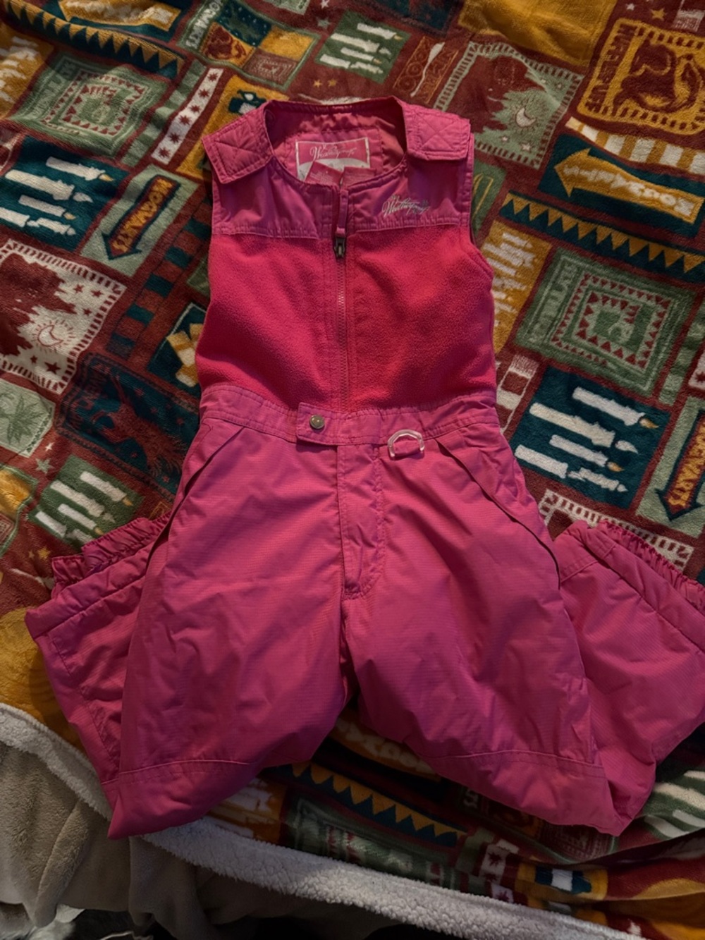 Weatherproof Girls Pink Insulated Snow Overalls